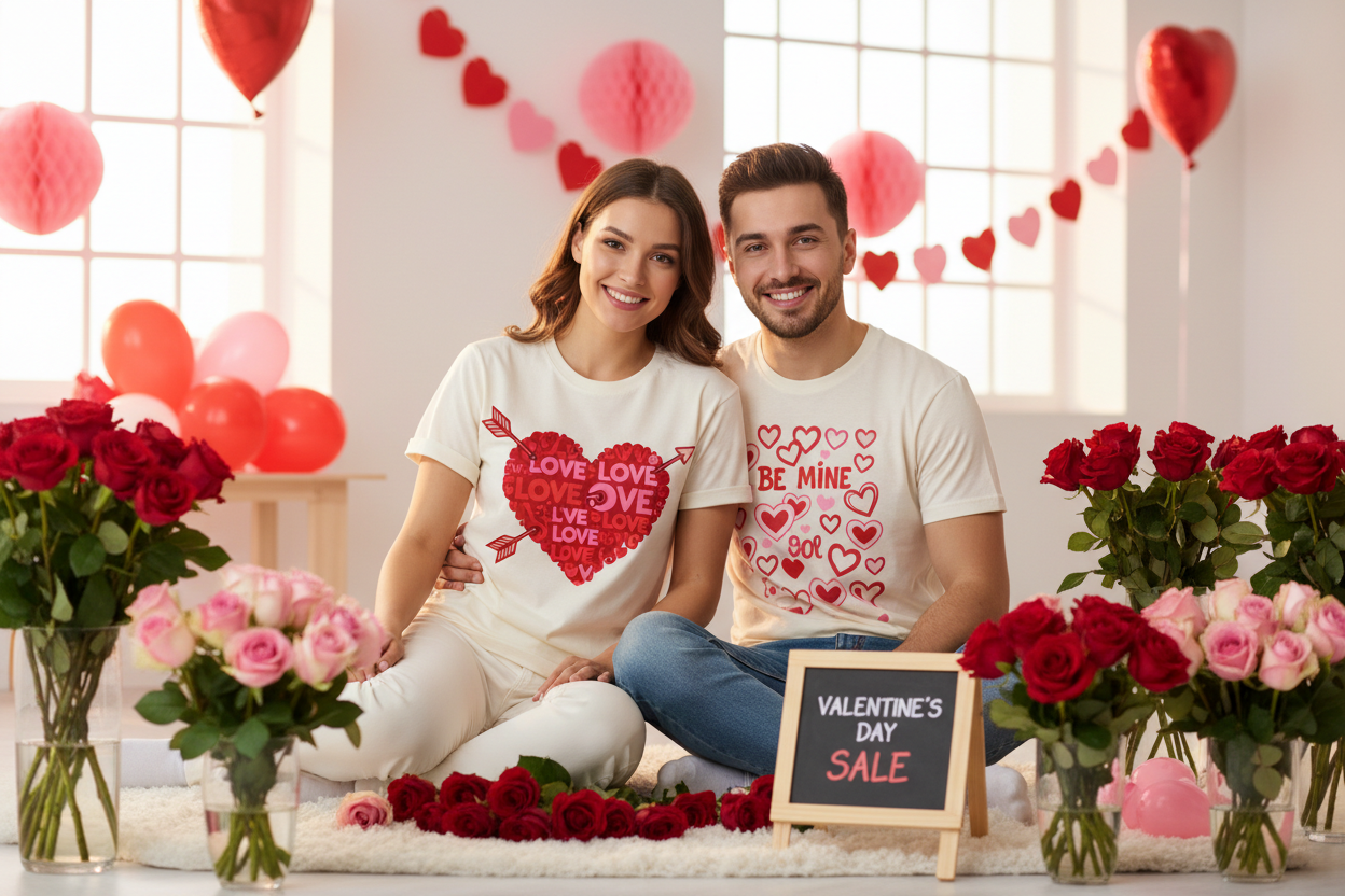 Valentine’s Day Printed Shirts – Graphic Tees